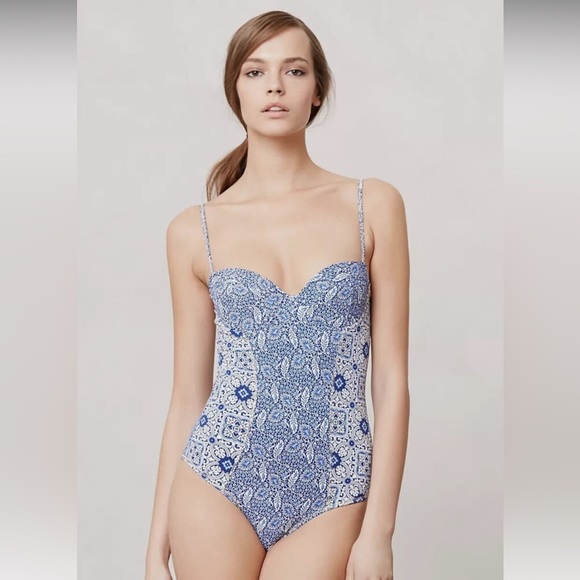 NWT OndadeMar x Anthropologie Cassia One Piece Swimsuit, size S - Picture 1 of 7